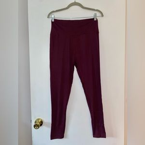 Plum Purple Buttery Smooth Plus Size High Waist Leggings